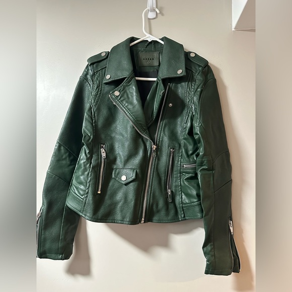 Forest green BLANKNYC moto jacket - Picture 1 of 4